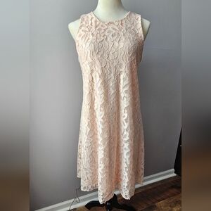 TOMMY HILFIGER Party / Casual Above the Knee Lace Sleeveless Shift Dress size 10